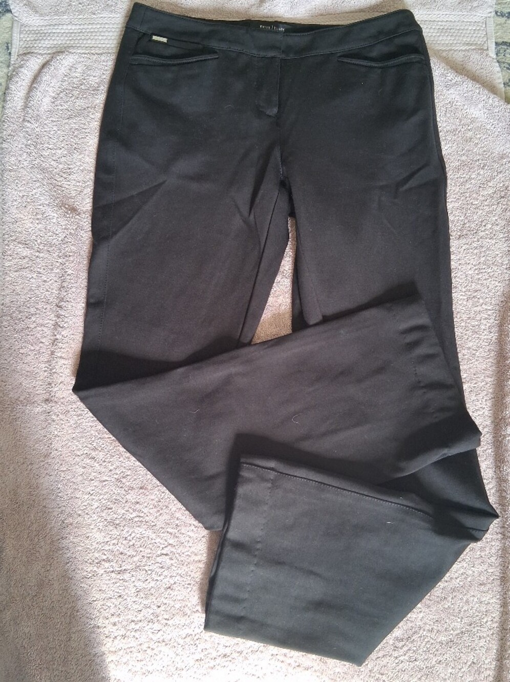 White House Black Market Black Bootcut DressPants Trousers Size 2R